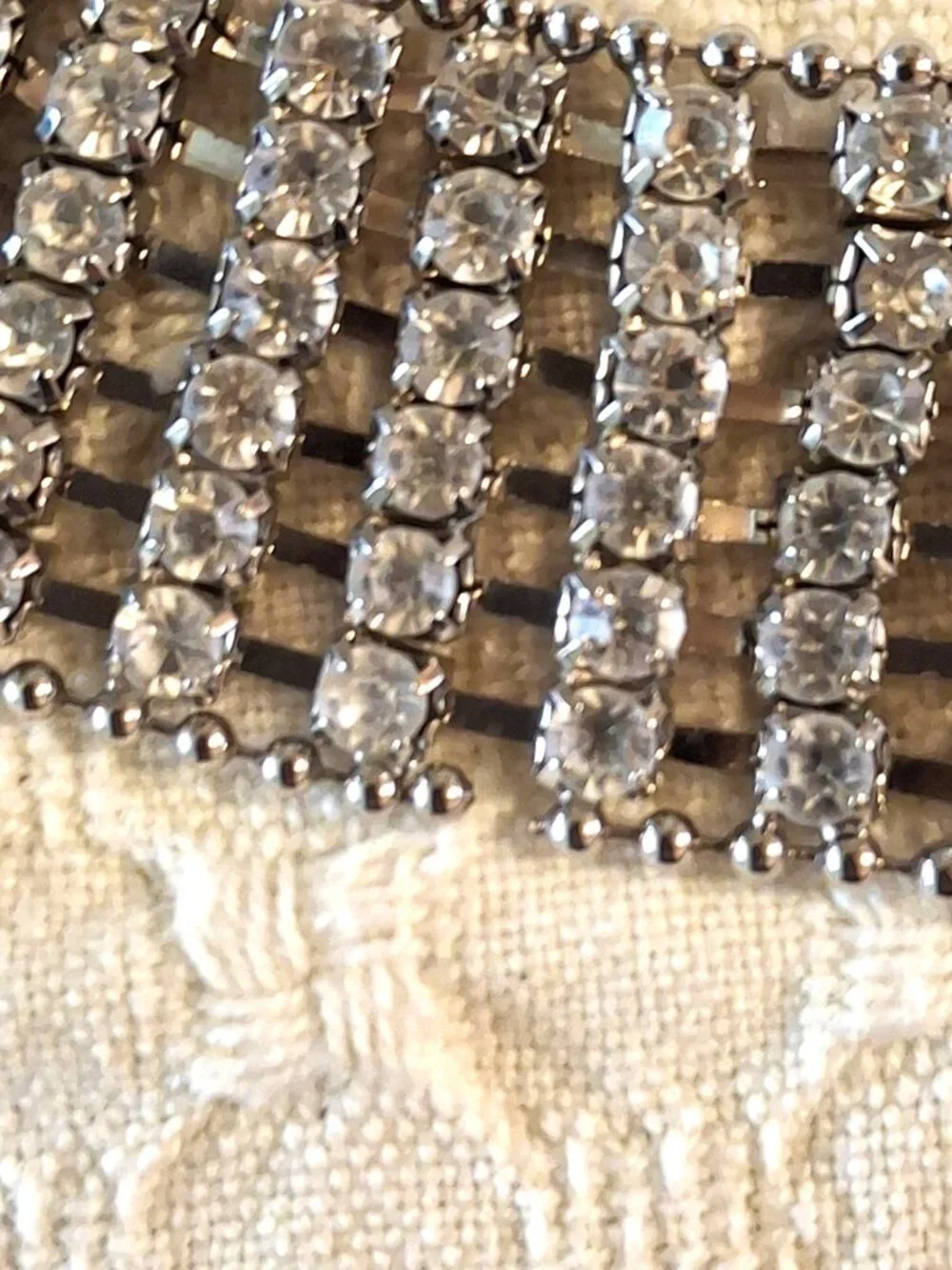 Lot of Four Chain and Rhinestone Belts
